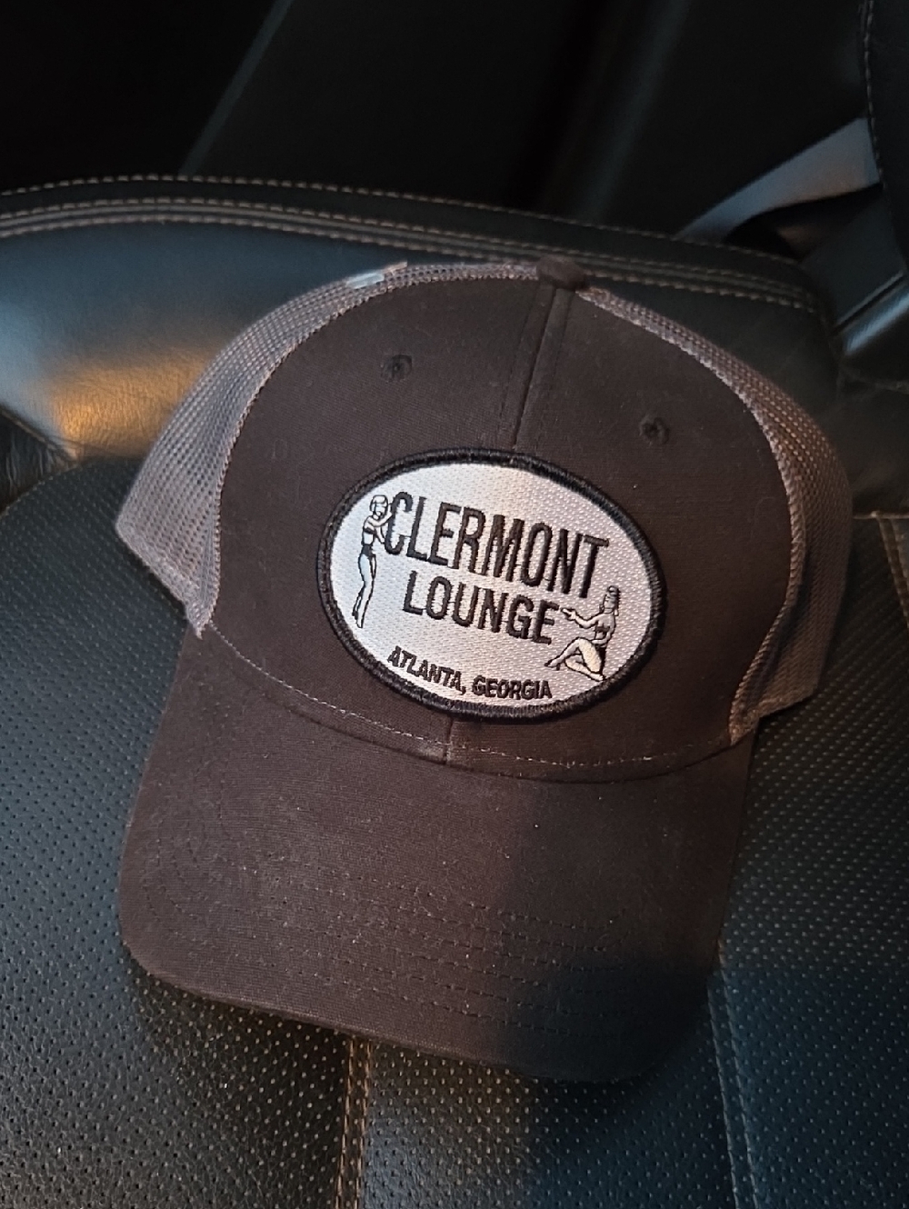 Clermont Lounge Trucker Hat - Black and Gray